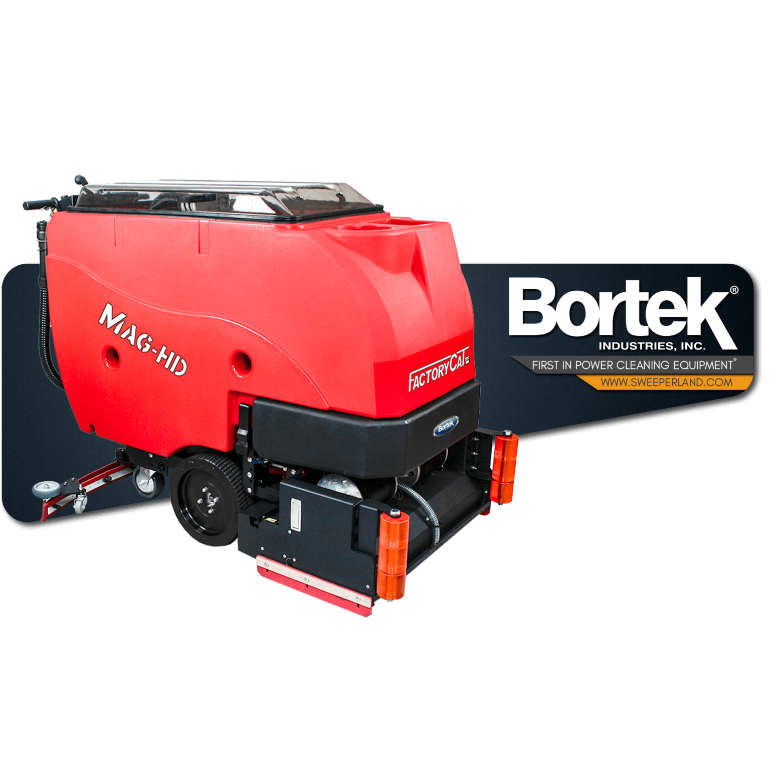 Factory Cat Mag Hd Floor Scrubber Bortek Industries Inc