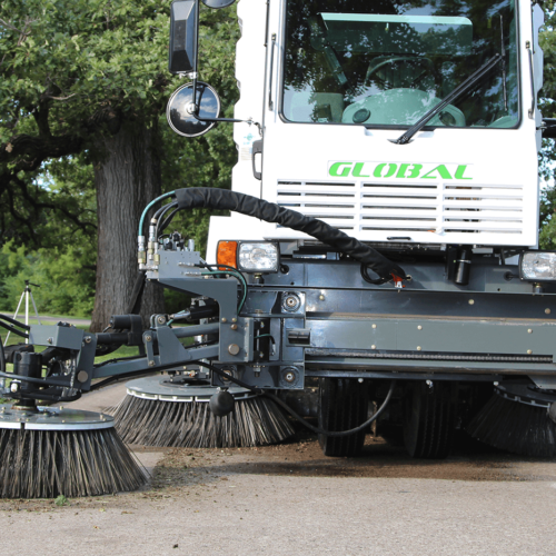 PurposeBuilt Mechanical Street Sweeper Rental Bortek Industries