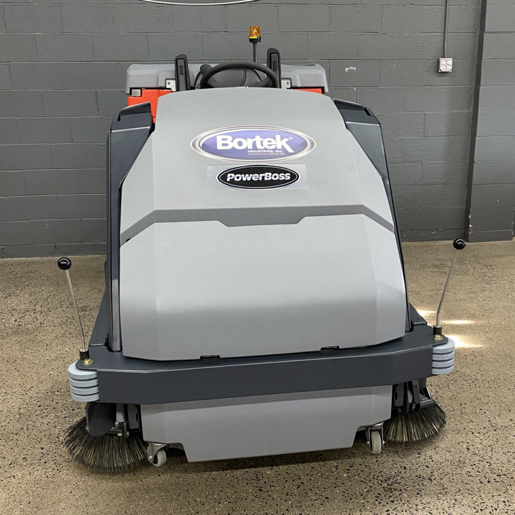 PowerBoss Scrubmaster B400RH Sweeper/Scrubber - Bortek Industries