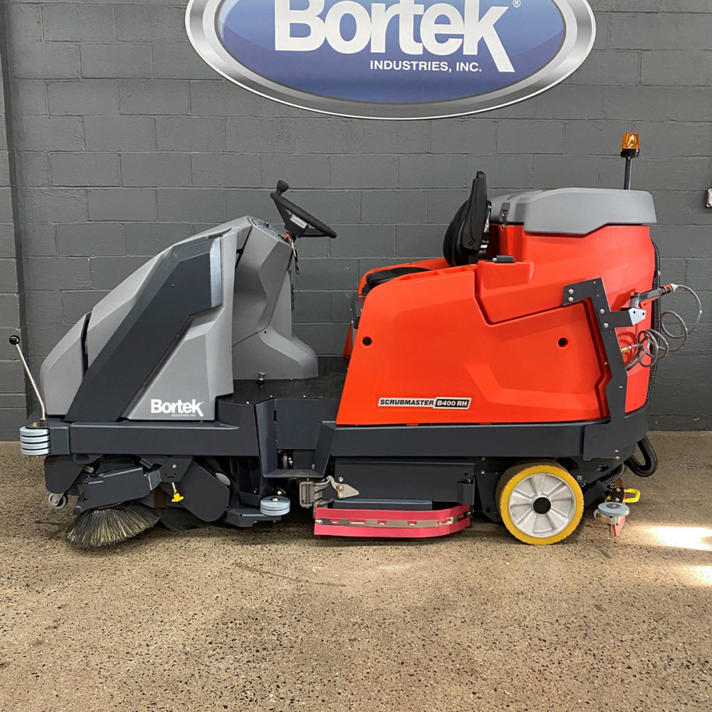 PowerBoss Scrubmaster B400RH Sweeper/Scrubber - Bortek Industries