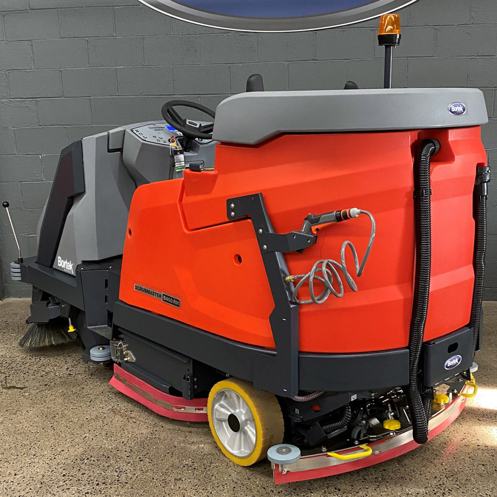 PowerBoss Scrubmaster B400RH Sweeper/Scrubber - Bortek Industries