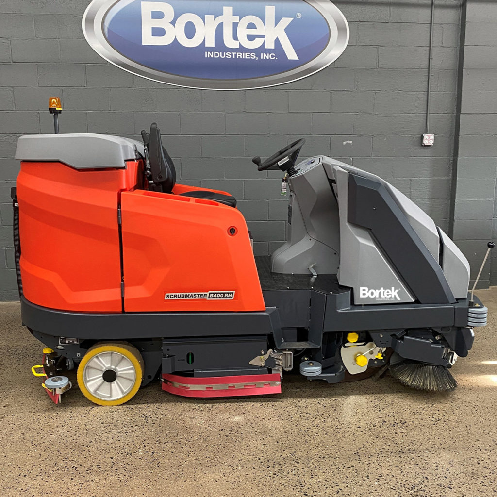 PowerBoss Scrubmaster B400RH Sweeper/Scrubber - Bortek Industries