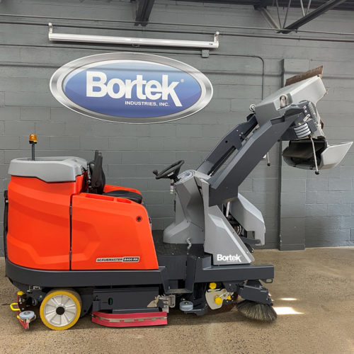 PowerBoss Scrubmaster B400RH Sweeper/Scrubber - Bortek Industries