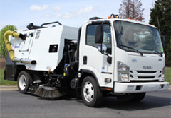 A parked Schwarze street sweeper